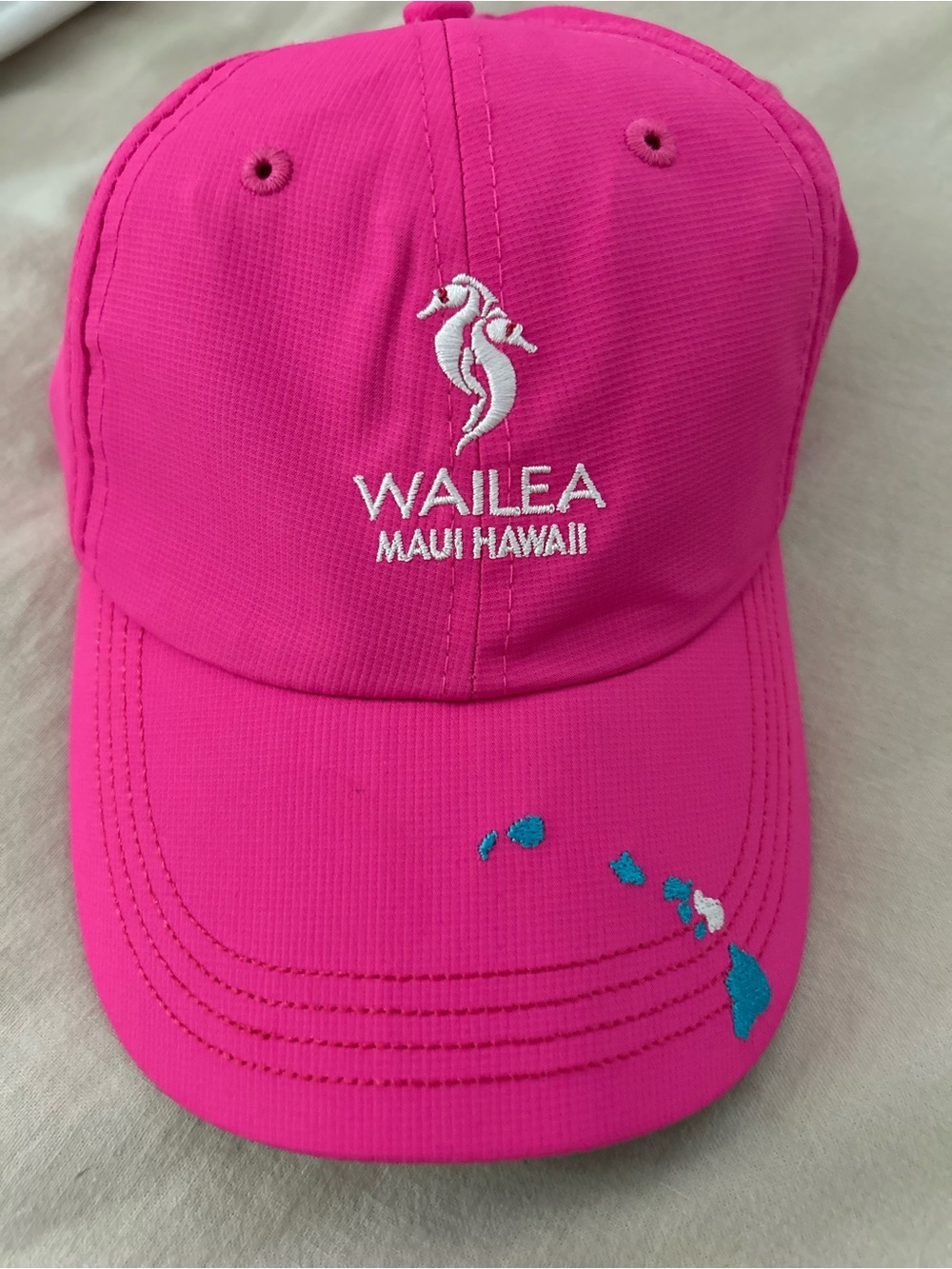 NEW Kids Imperial Wailea Golf Club Maui Hawaii Pink Baseball Tennis Golf Cap